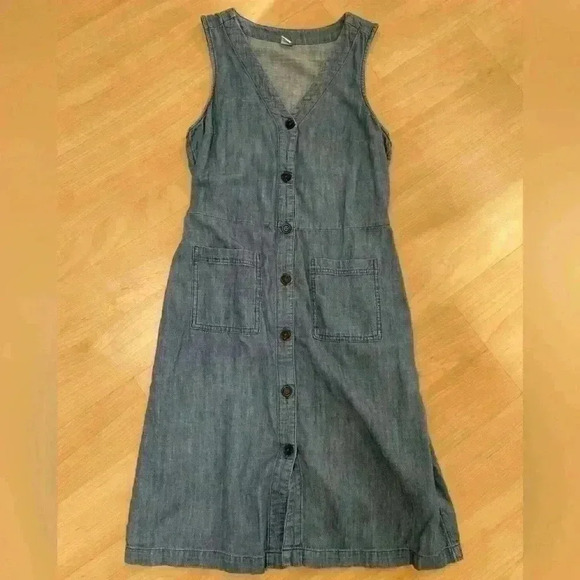 Lot Of 3 Womens Summer Dresses Size Small Old Navy: Maxi Stripe/White/Denim - Picture 6 of 15